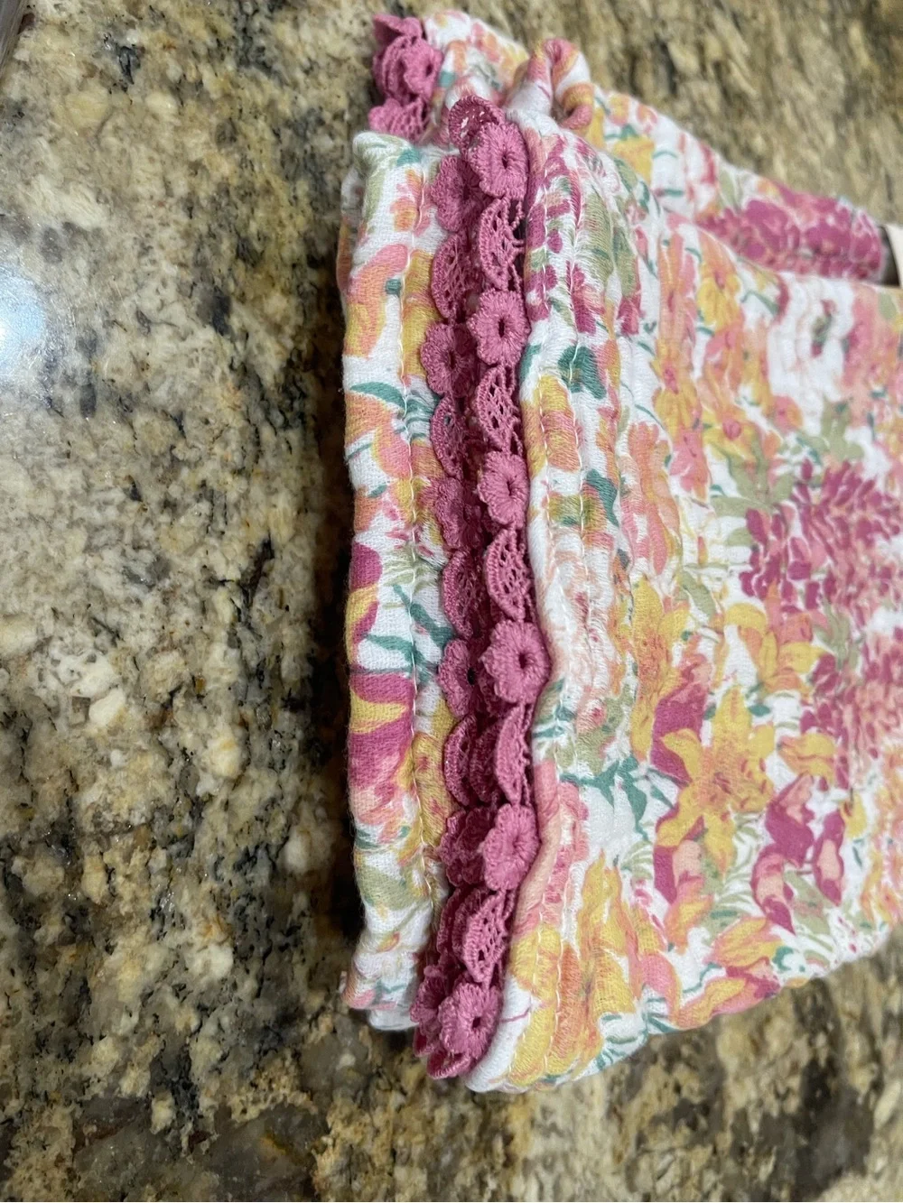 Laura Ashley Everinghan Meadow Cotton Gauze kitchen towel set - NEW